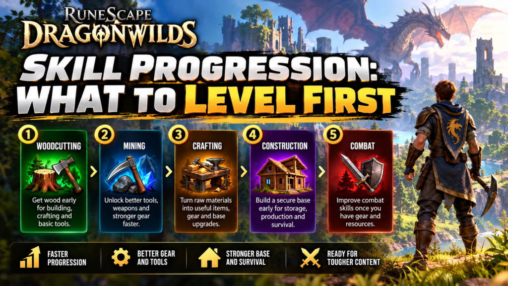 RuneScape Dragonwilds Skill Progression