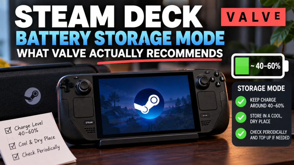 Steam Deck Battery Storage