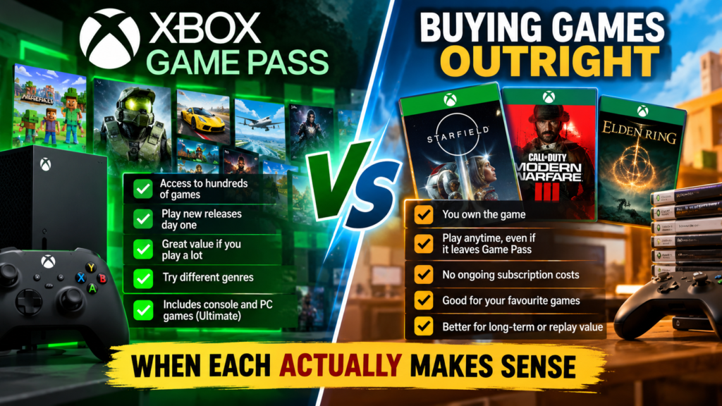 Xbox Game Pass vs Buying Games